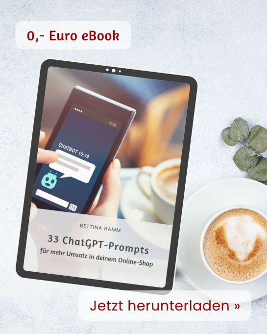 0 Euro eBook - 33 ChatGPT Prompts für Shopware